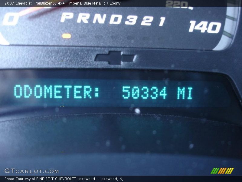 Imperial Blue Metallic / Ebony 2007 Chevrolet TrailBlazer SS 4x4
