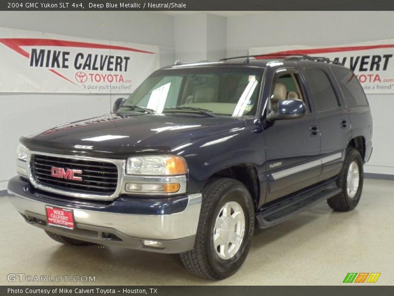 Deep Blue Metallic / Neutral/Shale 2004 GMC Yukon SLT 4x4