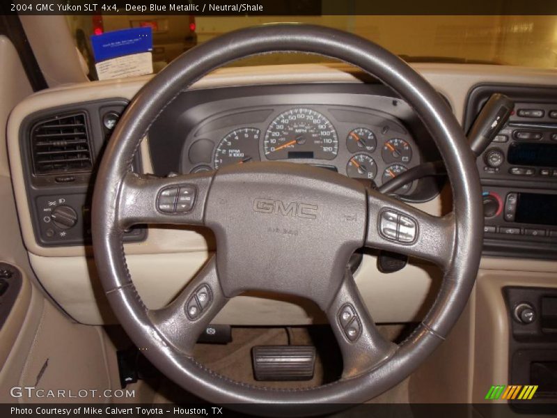 Deep Blue Metallic / Neutral/Shale 2004 GMC Yukon SLT 4x4