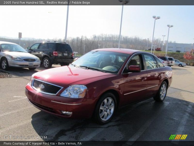 Redfire Metallic / Pebble Beige 2005 Ford Five Hundred SEL