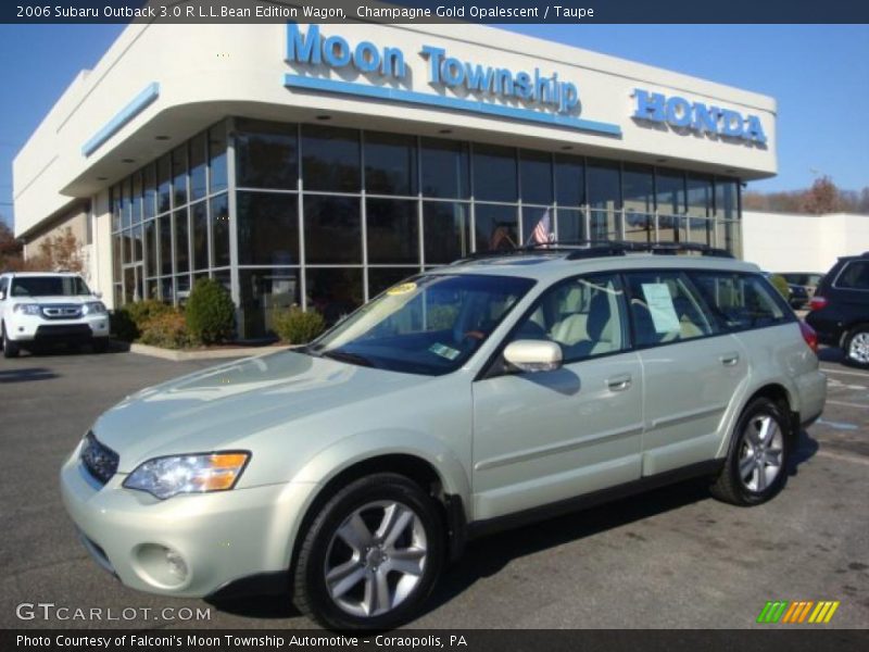 Champagne Gold Opalescent / Taupe 2006 Subaru Outback 3.0 R L.L.Bean Edition Wagon