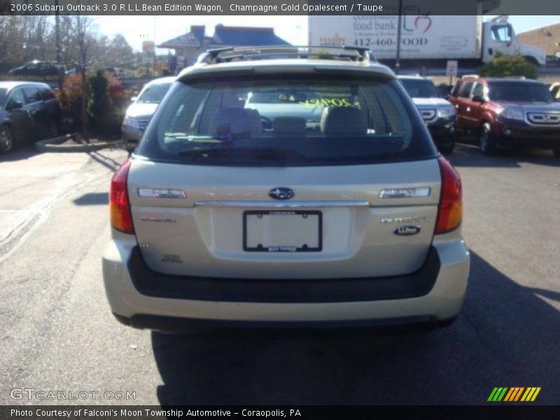 Champagne Gold Opalescent / Taupe 2006 Subaru Outback 3.0 R L.L.Bean Edition Wagon