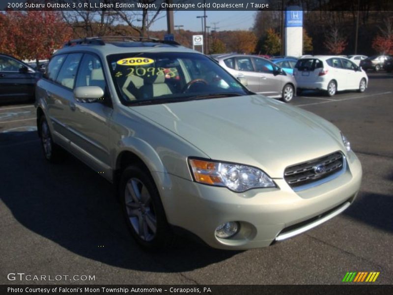 Champagne Gold Opalescent / Taupe 2006 Subaru Outback 3.0 R L.L.Bean Edition Wagon
