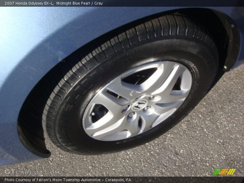 Midnight Blue Pearl / Gray 2007 Honda Odyssey EX-L