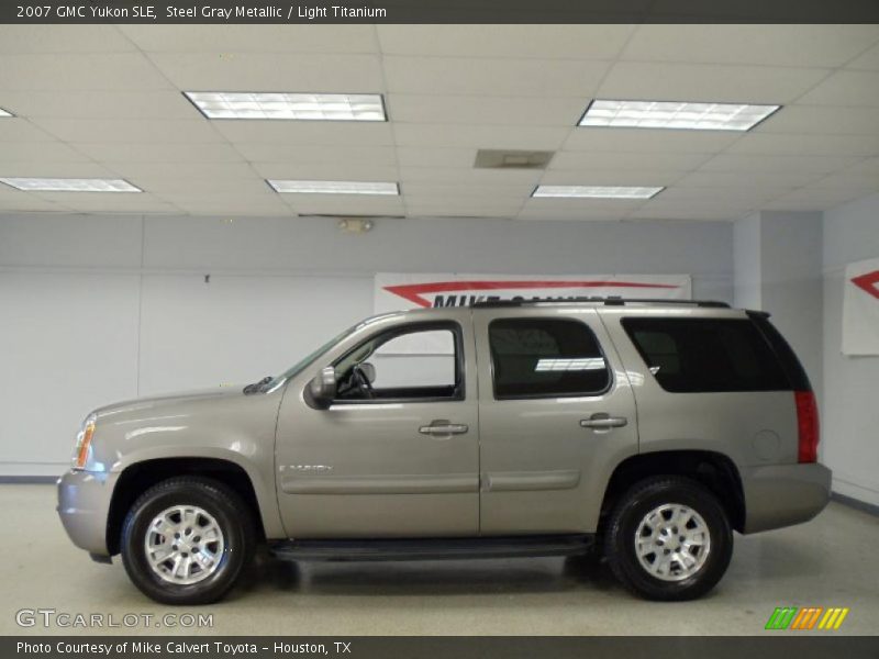Steel Gray Metallic / Light Titanium 2007 GMC Yukon SLE