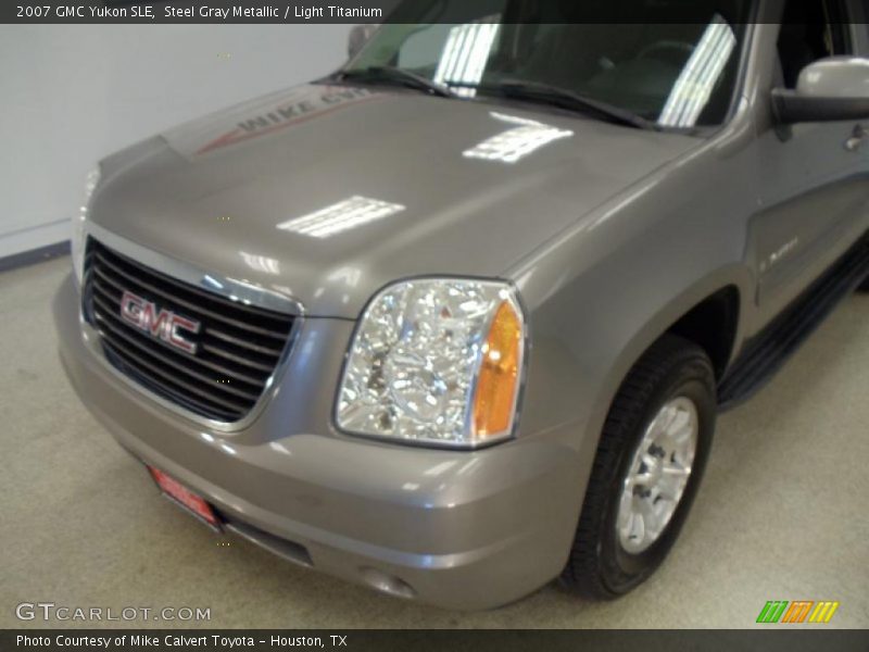 Steel Gray Metallic / Light Titanium 2007 GMC Yukon SLE