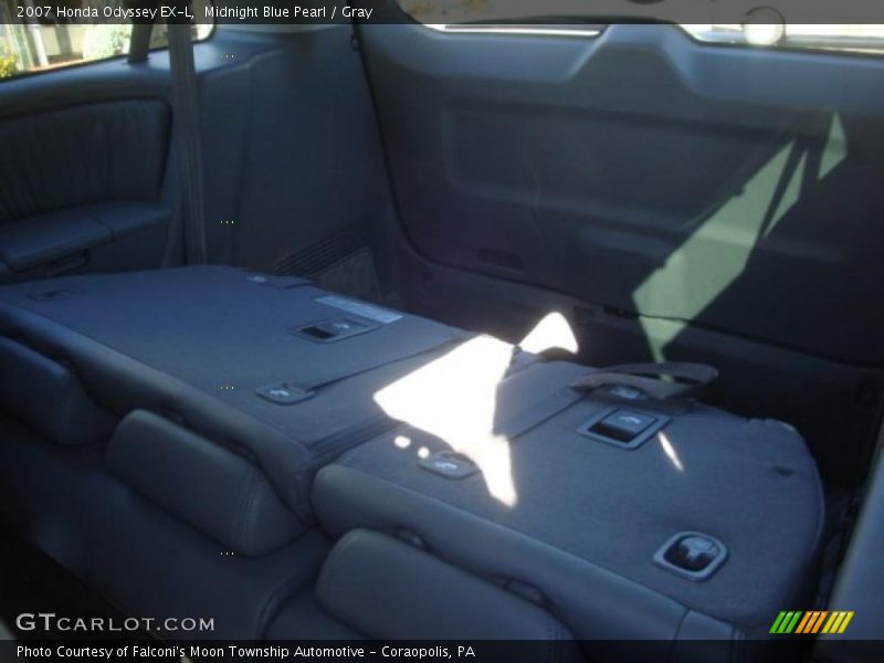 Midnight Blue Pearl / Gray 2007 Honda Odyssey EX-L