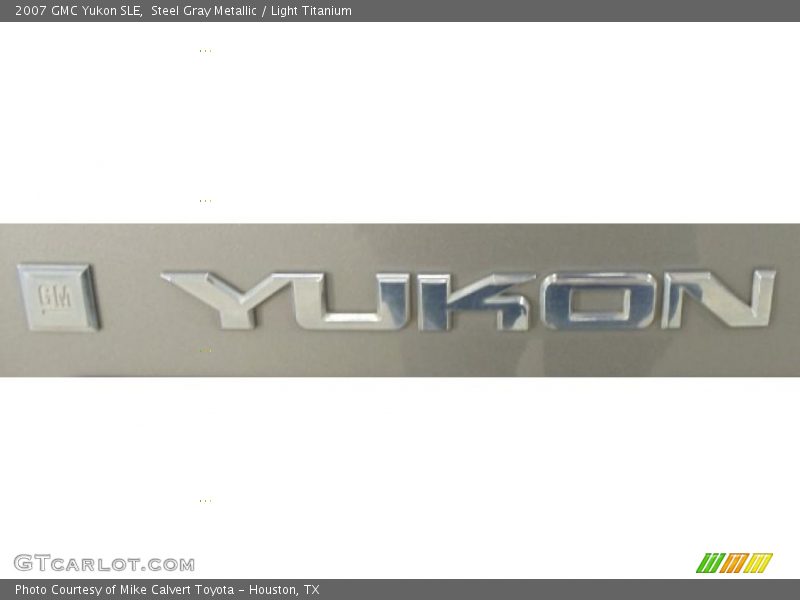 Steel Gray Metallic / Light Titanium 2007 GMC Yukon SLE