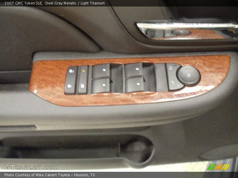 Steel Gray Metallic / Light Titanium 2007 GMC Yukon SLE