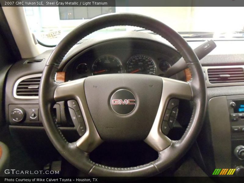 Steel Gray Metallic / Light Titanium 2007 GMC Yukon SLE