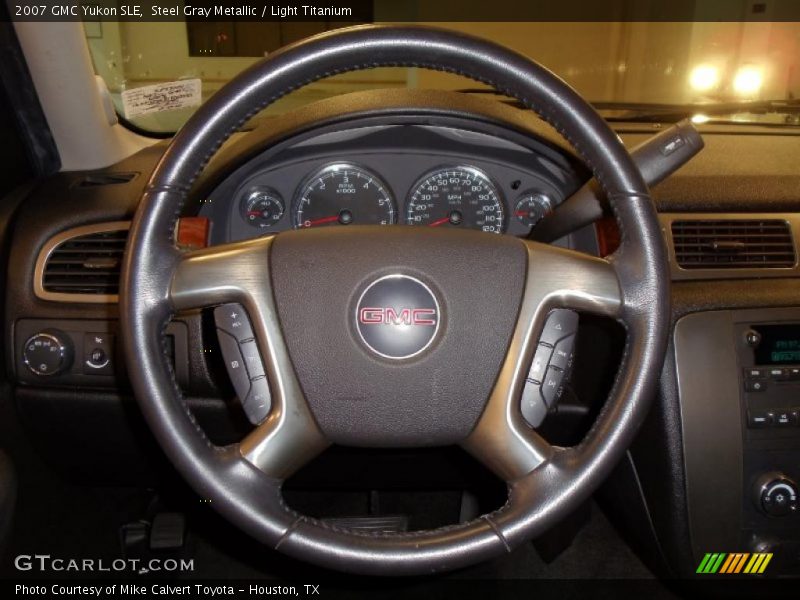 Steel Gray Metallic / Light Titanium 2007 GMC Yukon SLE