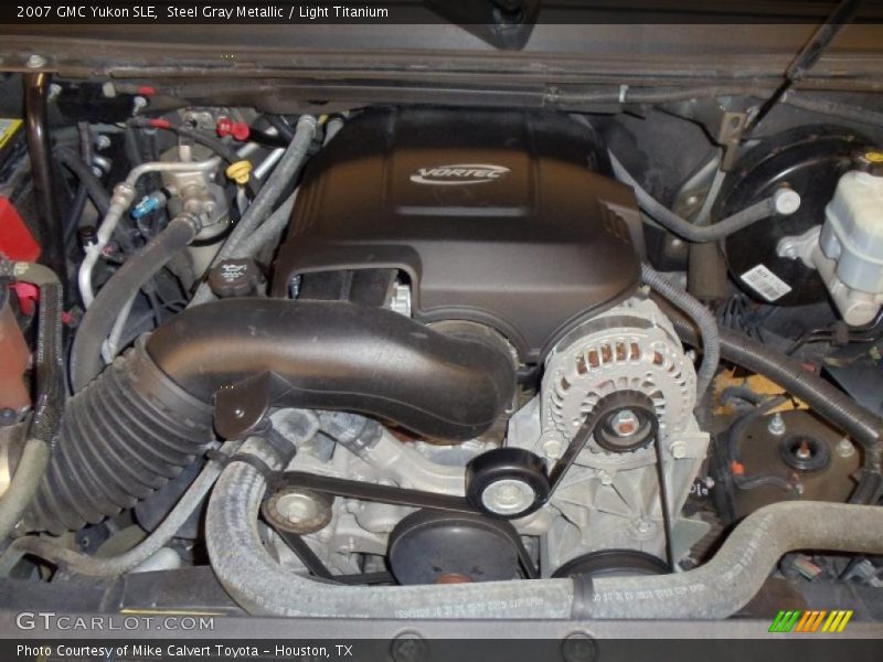 Steel Gray Metallic / Light Titanium 2007 GMC Yukon SLE