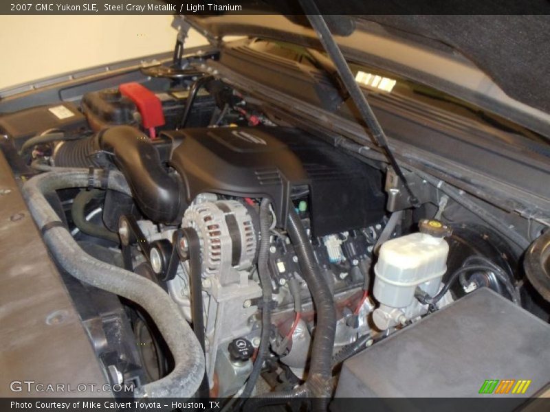 Steel Gray Metallic / Light Titanium 2007 GMC Yukon SLE