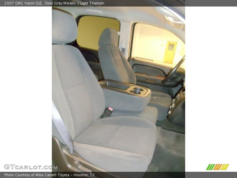 Steel Gray Metallic / Light Titanium 2007 GMC Yukon SLE