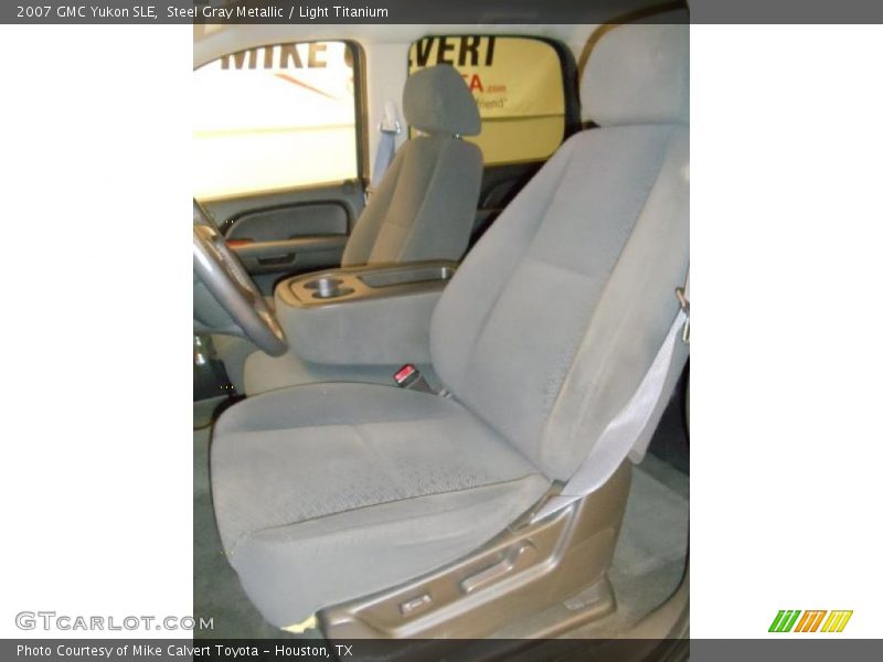 Steel Gray Metallic / Light Titanium 2007 GMC Yukon SLE
