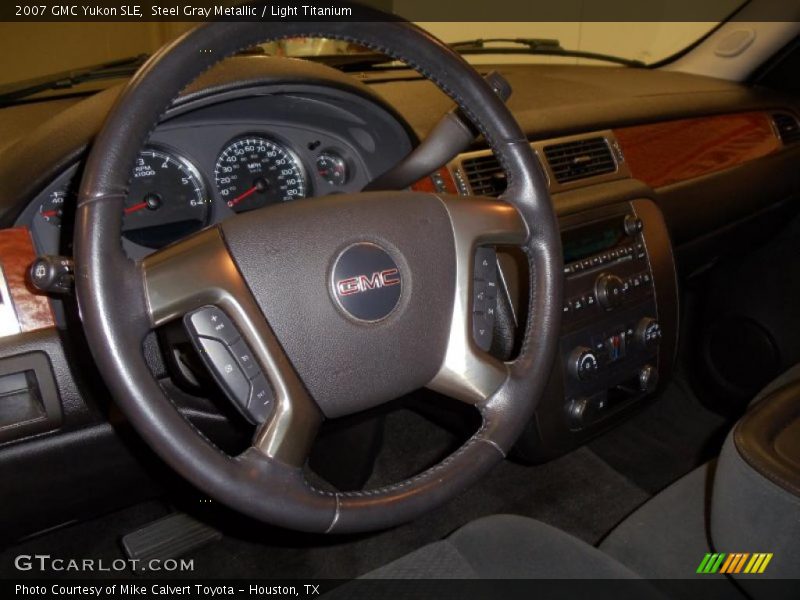 Steel Gray Metallic / Light Titanium 2007 GMC Yukon SLE