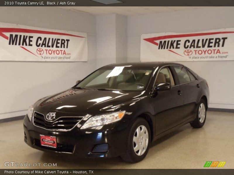 Black / Ash Gray 2010 Toyota Camry LE