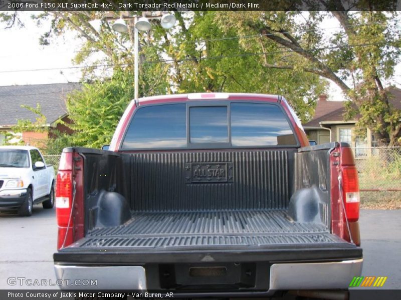 Dark Toreador Red Metallic / Medium/Dark Flint 2006 Ford F150 XLT SuperCab 4x4