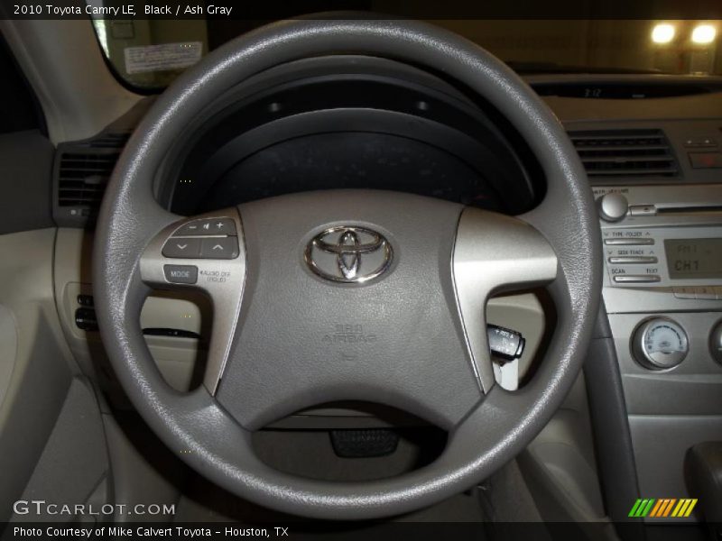 Black / Ash Gray 2010 Toyota Camry LE