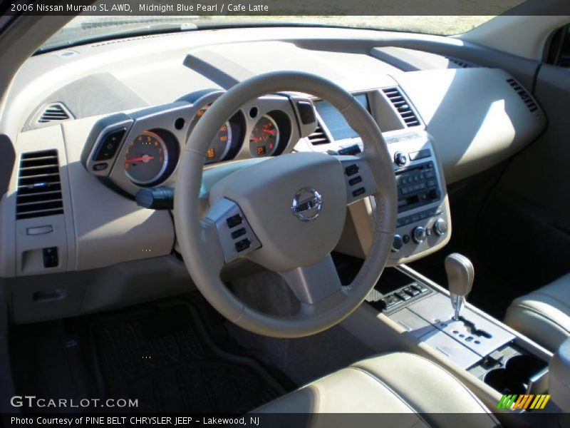 Midnight Blue Pearl / Cafe Latte 2006 Nissan Murano SL AWD