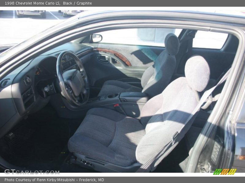 Black / Graphite 1998 Chevrolet Monte Carlo LS
