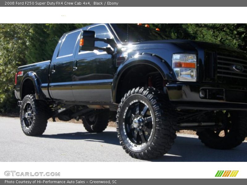 Black / Ebony 2008 Ford F250 Super Duty FX4 Crew Cab 4x4