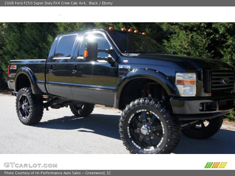 Black / Ebony 2008 Ford F250 Super Duty FX4 Crew Cab 4x4