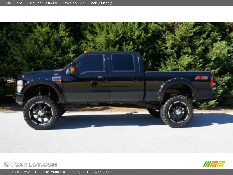 Black / Ebony 2008 Ford F250 Super Duty FX4 Crew Cab 4x4