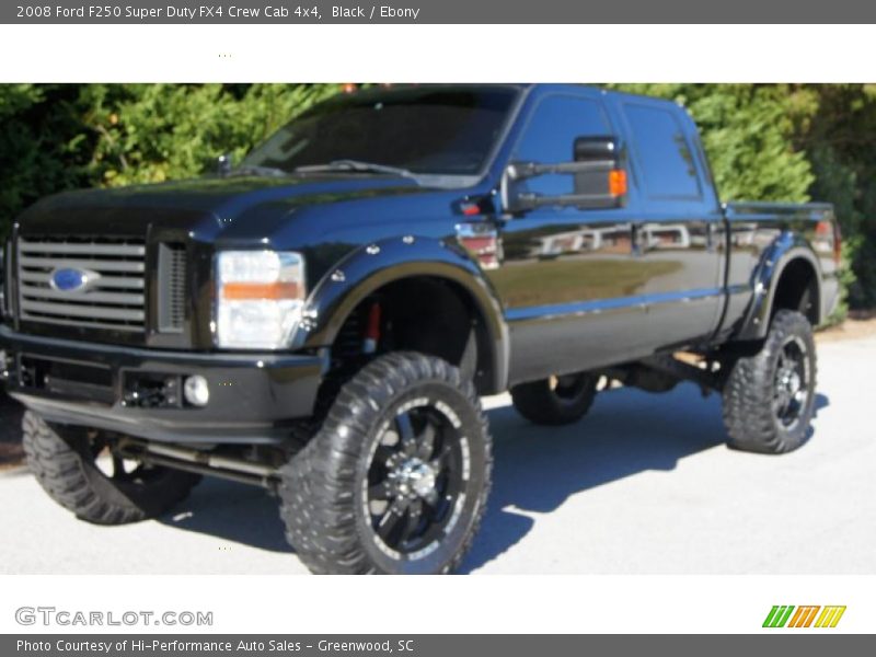 Black / Ebony 2008 Ford F250 Super Duty FX4 Crew Cab 4x4