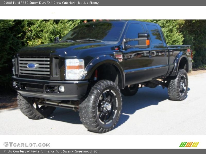 Black / Ebony 2008 Ford F250 Super Duty FX4 Crew Cab 4x4