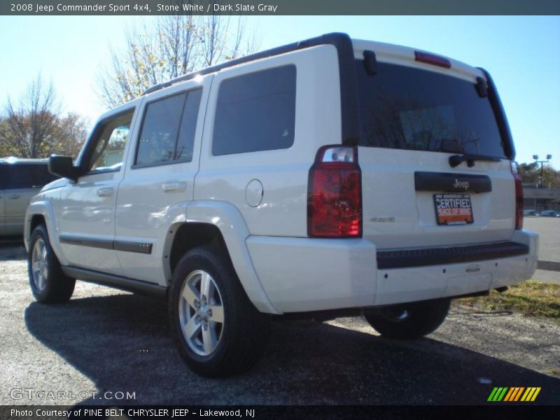 Stone White / Dark Slate Gray 2008 Jeep Commander Sport 4x4