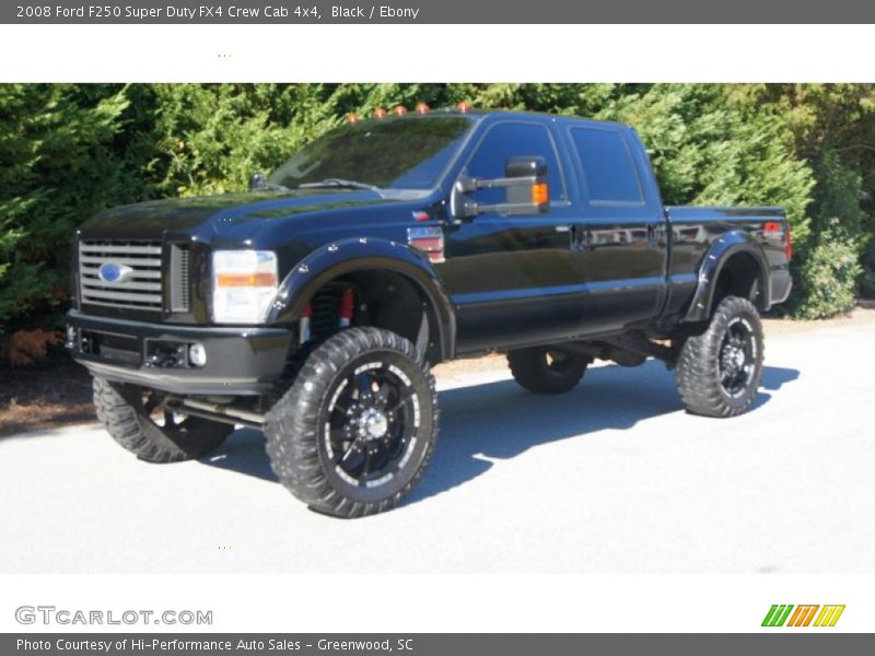 Black / Ebony 2008 Ford F250 Super Duty FX4 Crew Cab 4x4