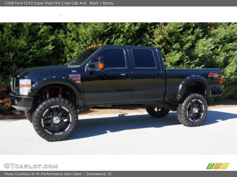 Black / Ebony 2008 Ford F250 Super Duty FX4 Crew Cab 4x4
