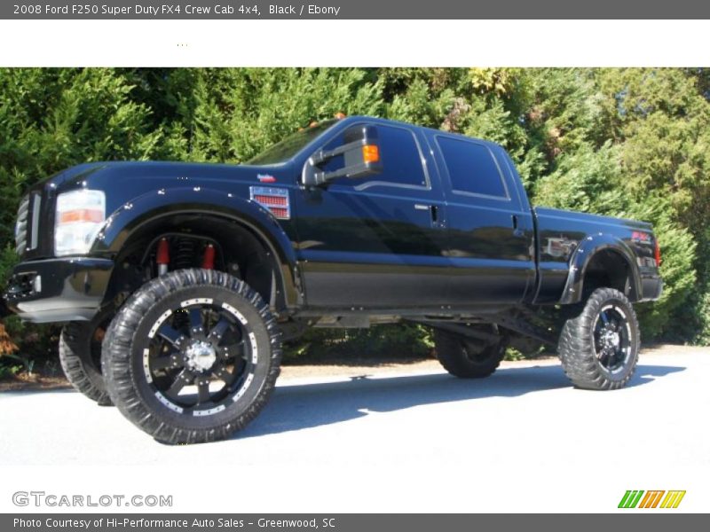 Black / Ebony 2008 Ford F250 Super Duty FX4 Crew Cab 4x4