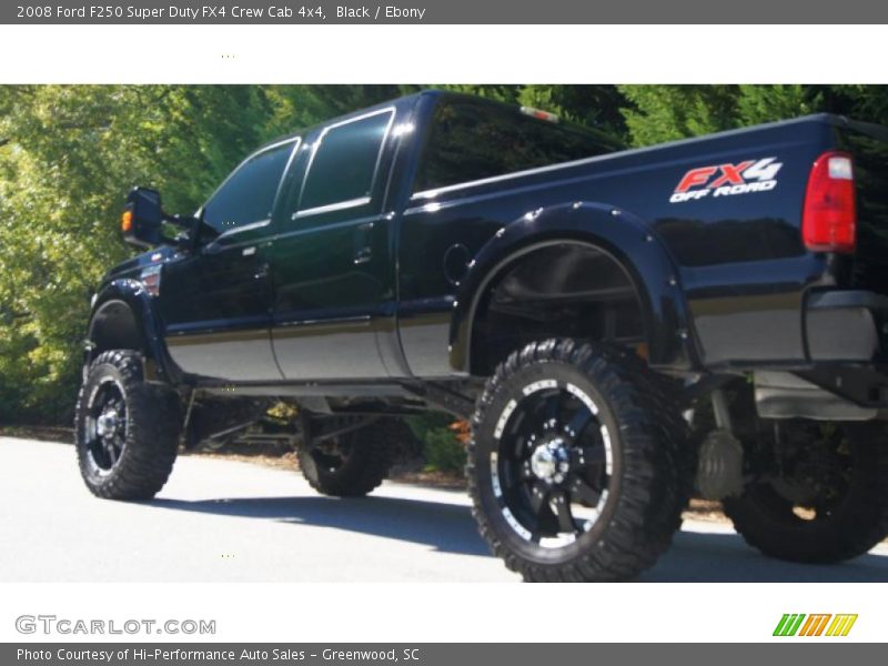 Black / Ebony 2008 Ford F250 Super Duty FX4 Crew Cab 4x4