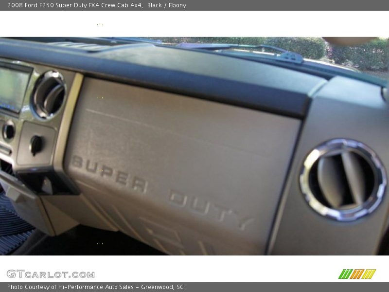 Black / Ebony 2008 Ford F250 Super Duty FX4 Crew Cab 4x4
