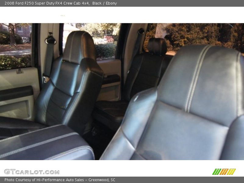Black / Ebony 2008 Ford F250 Super Duty FX4 Crew Cab 4x4