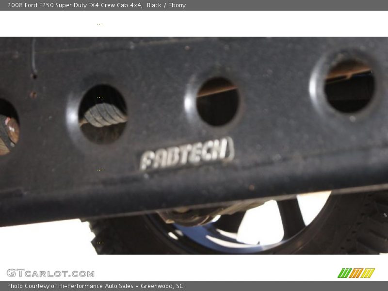 Black / Ebony 2008 Ford F250 Super Duty FX4 Crew Cab 4x4