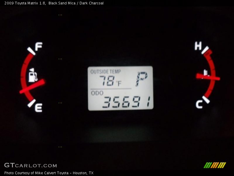 Black Sand Mica / Dark Charcoal 2009 Toyota Matrix 1.8