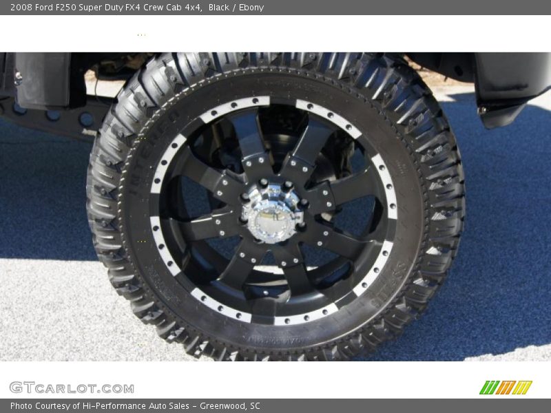 Custom Wheels of 2008 F250 Super Duty FX4 Crew Cab 4x4