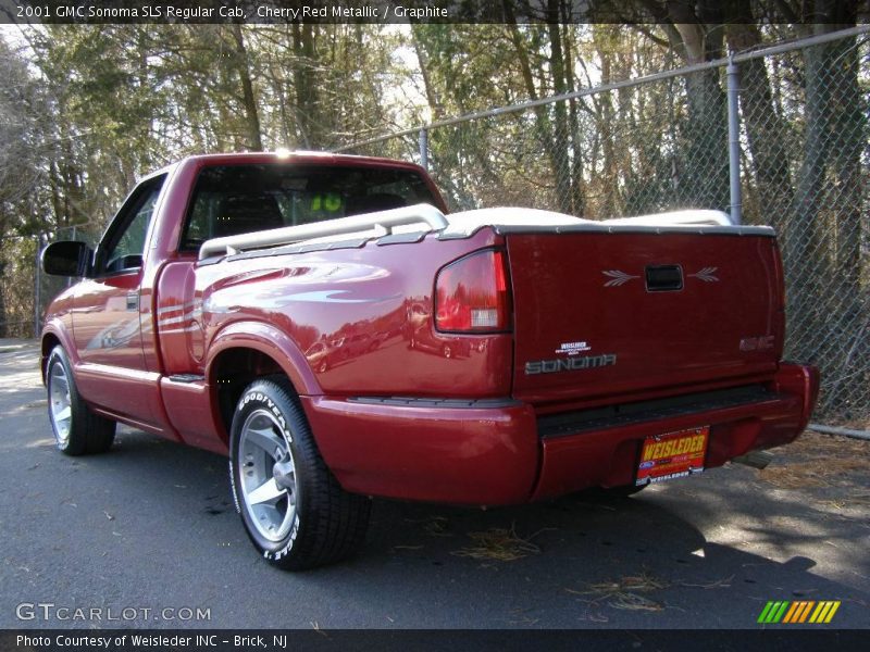 Cherry Red Metallic / Graphite 2001 GMC Sonoma SLS Regular Cab