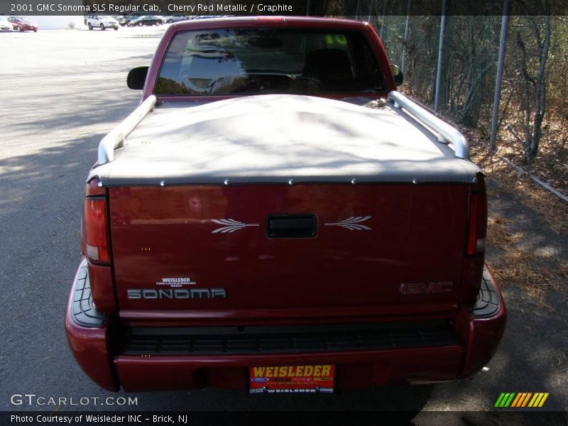 Cherry Red Metallic / Graphite 2001 GMC Sonoma SLS Regular Cab