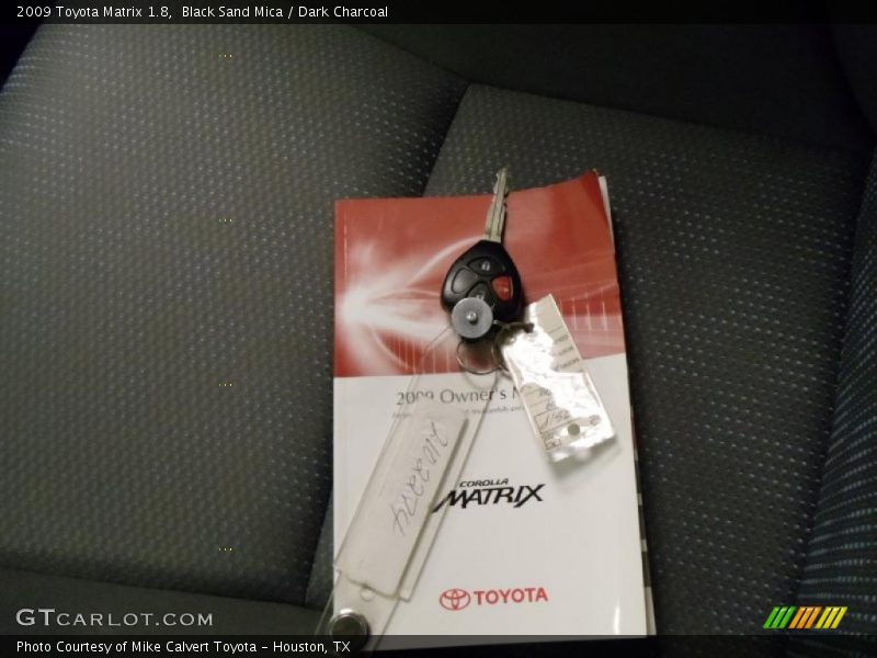Black Sand Mica / Dark Charcoal 2009 Toyota Matrix 1.8