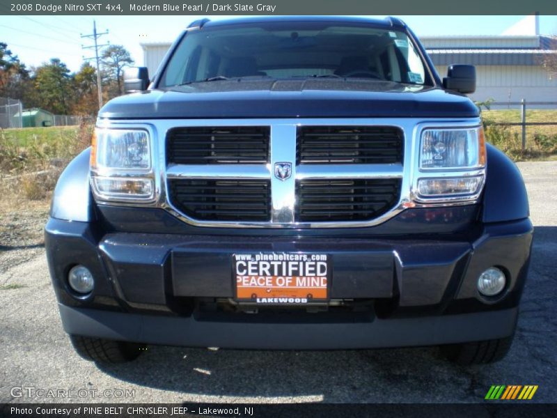 Modern Blue Pearl / Dark Slate Gray 2008 Dodge Nitro SXT 4x4