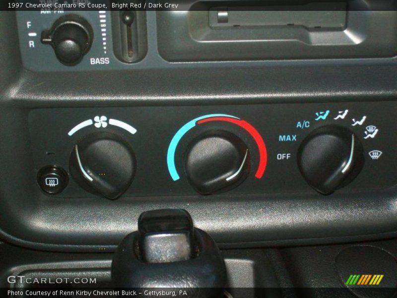 Controls of 1997 Camaro RS Coupe