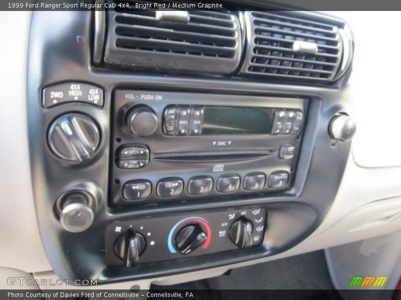 Bright Red / Medium Graphite 1999 Ford Ranger Sport Regular Cab 4x4