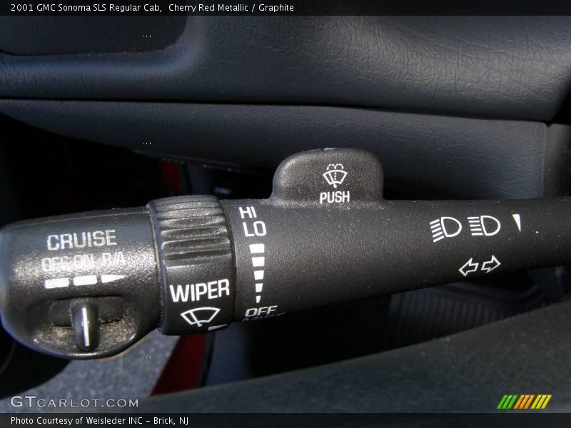 Cherry Red Metallic / Graphite 2001 GMC Sonoma SLS Regular Cab