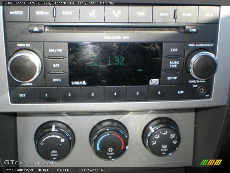 Modern Blue Pearl / Dark Slate Gray 2008 Dodge Nitro SXT 4x4