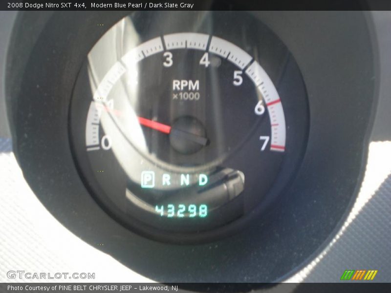 Modern Blue Pearl / Dark Slate Gray 2008 Dodge Nitro SXT 4x4