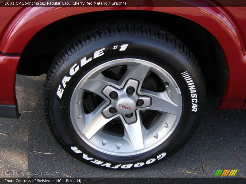 Cherry Red Metallic / Graphite 2001 GMC Sonoma SLS Regular Cab